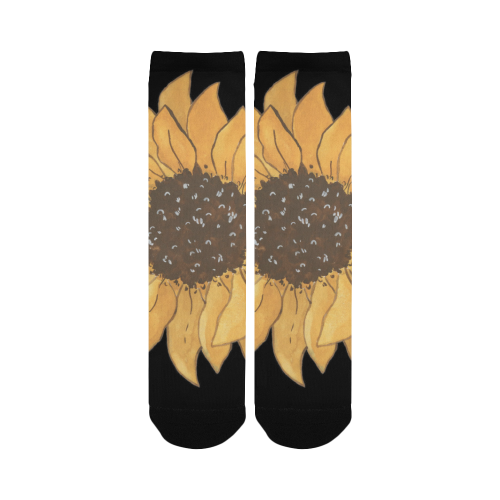LG Sunflower Custom Socks for Women