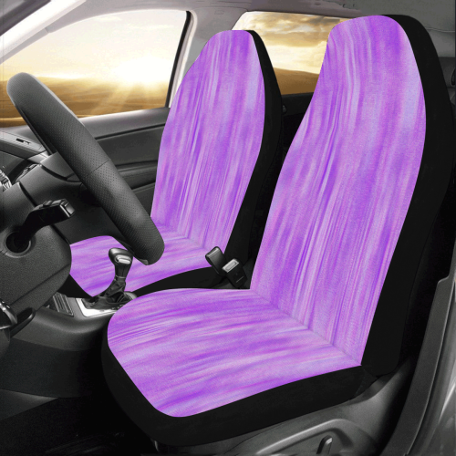 Purple Lavender Splash Car Seat Covers (Set of 2)