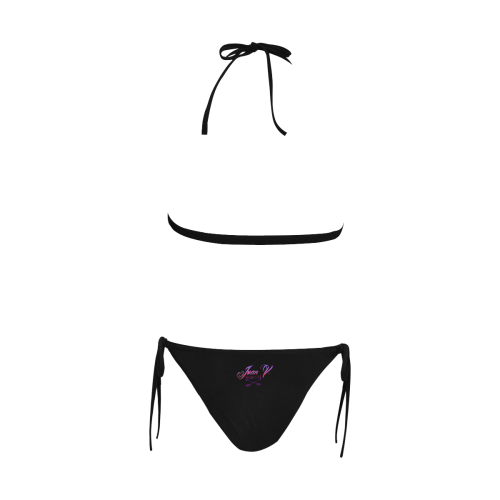 Ivan Venerucci Italian Style Buckle Front Halter Bikini Swimsuit (Model S08)