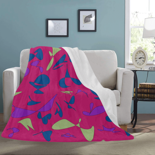 zappwaits abstract 5 Ultra-Soft Micro Fleece Blanket 60"x80"