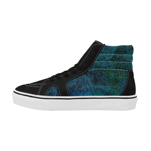 System Network Connection Women's High Top Skateboarding Shoes/Large (Model E001-1)