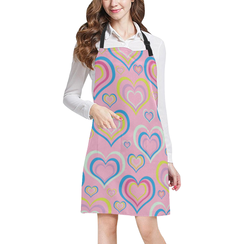 Sweet Heart All Over Print Apron