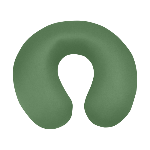 color artichoke green U-Shape Travel Pillow