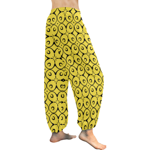 My Lucky Day Buttercup Women's All Over Print Harem Pants (Model L18)
