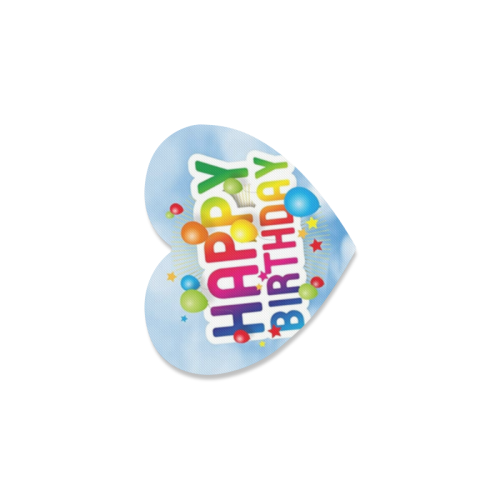 Happy Birthday Heart Coaster