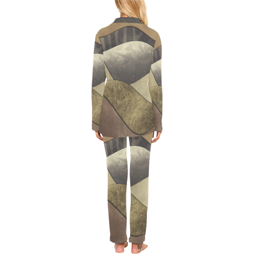 Space 3 sm Women's Long Pajama Set