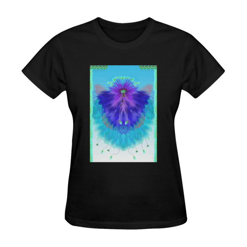 feathers 2-11 Women's T-Shirt in USA Size (Two Sides Printing)