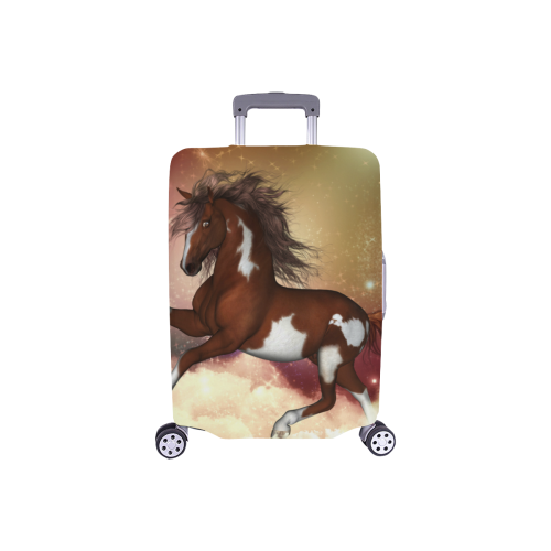 Wonderful wild horse in the sky Luggage Cover/Small 18"-21"