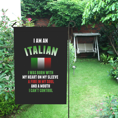 I'm Am An Italian Garden Flag 28''x40'' （Without Flagpole）