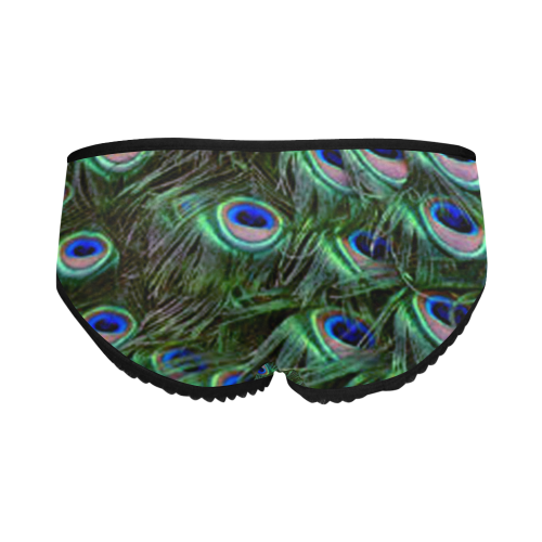 Peacock Feathers Women's All Over Print Classic Briefs (Model L13)