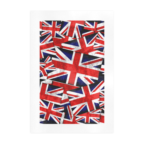 Union Jack British UK Flag Art Print 19‘’x28‘’