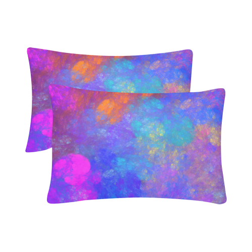 Color Soup Custom Pillow Case 20"x 30" (One Side) (Set of 2)