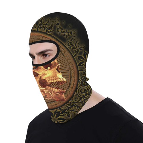 Amazing skull with floral elements All Over Print Balaclava