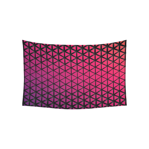 triangle patterns #pattern Cotton Linen Wall Tapestry 60"x 40"