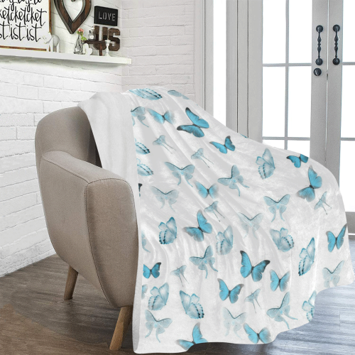 butterfly 5 Ultra-Soft Micro Fleece Blanket 60"x80"