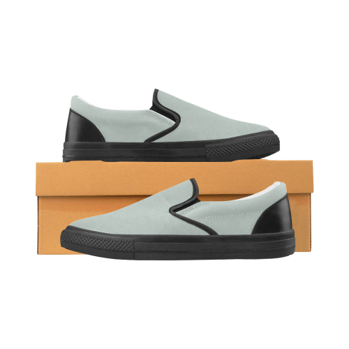 Arctic Ice Men's Slip-on Canvas Shoes (Model 019)