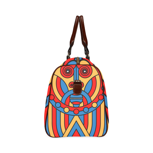 Aztec Maasai Lion Tribal Waterproof Travel Bag/Small (Model 1639)