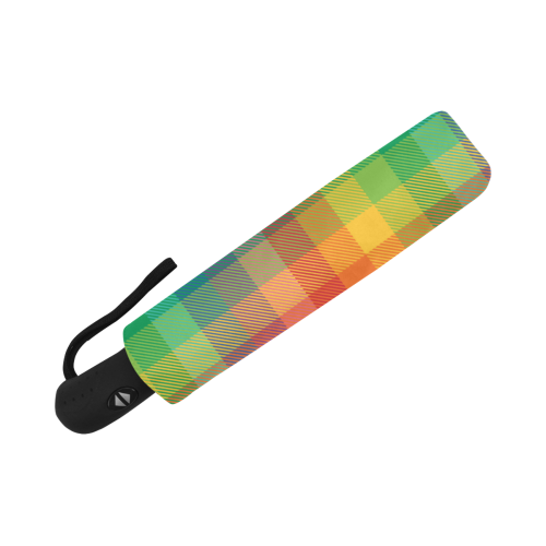 HBB Rainbow Tartan Anti-UV Auto-Foldable Umbrella (Underside Printing) (U06)
