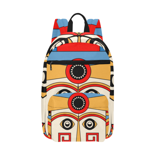 Aztec Religion Tribal Large Capacity Travel Backpack (Model 1691)