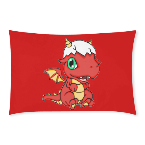 Baby Red Dragon Red 3-Piece Bedding Set