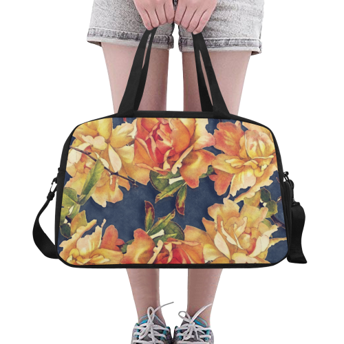flowers #flowers #pattern #flora Fitness Handbag (Model 1671)