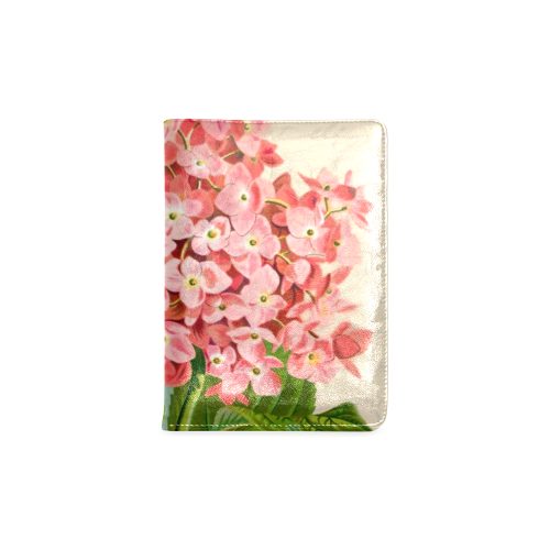 pink hydrangea Custom NoteBook A5