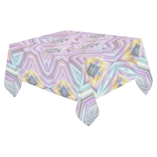 Pastels Cotton Linen Tablecloth 52"x 70"
