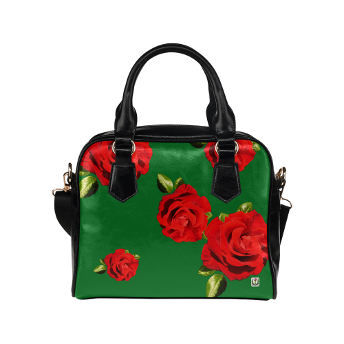 Fairlings Delight's Floral Luxury Collection- Red Rose Shoulder Handbag 53086h16 Shoulder Handbag (Model 1634)