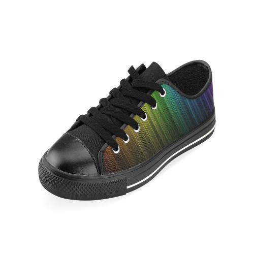 rainbow Men's Classic Canvas Shoes (Model 018)