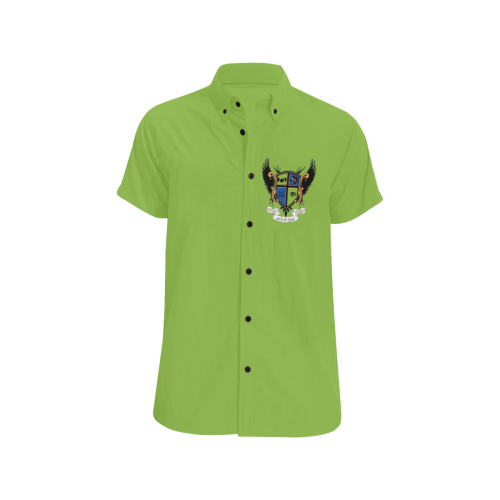 Sigma Alpha Gamma Men's All Over Print Short Sleeve Shirt/Large Size (Model T53)