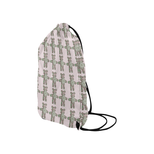 nounours 3k Small Drawstring Bag Model 1604 (Twin Sides) 11"(W) * 17.7"(H)