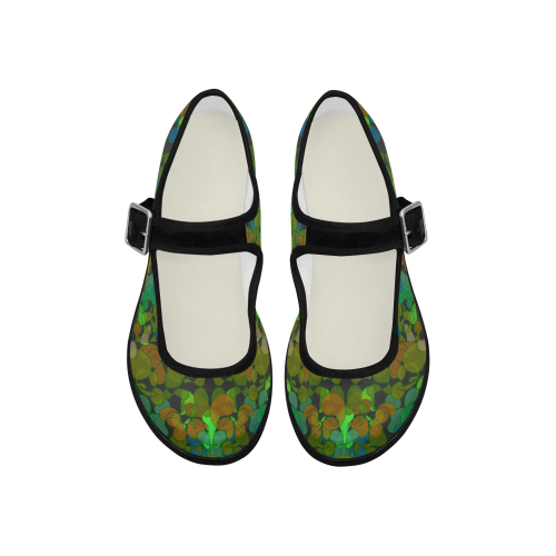 zappwaits s03 Mila Satin Women's Mary Jane Shoes (Model 4808)