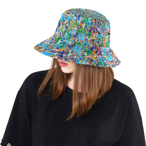 Chill All Over Print Bucket Hat