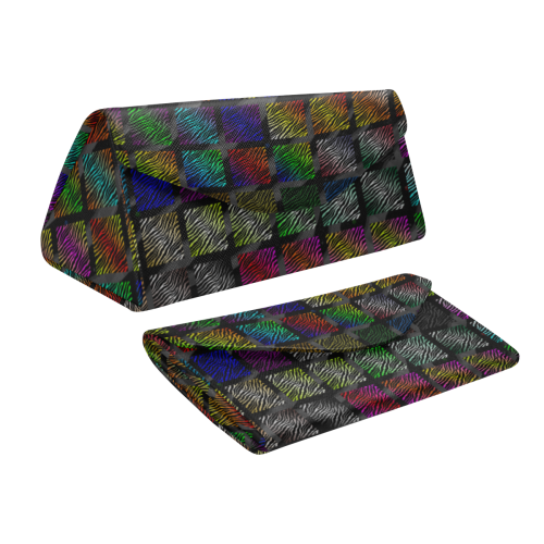 Ripped SpaceTime Stripes Collection Custom Foldable Glasses Case