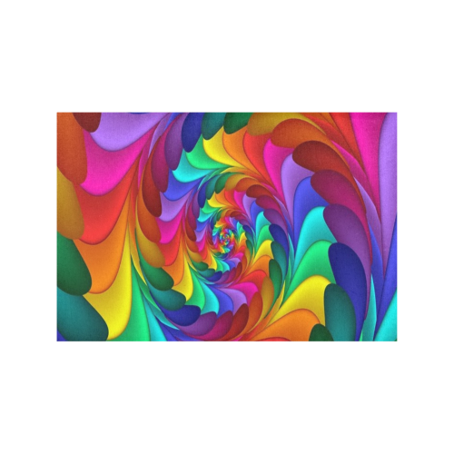RAINBOW CANDY SWIRL Placemat 12’’ x 18’’ (Set of 4)