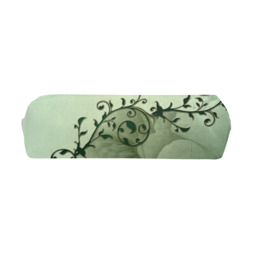 Wonderful flowers, soft green colors Pencil Pouch/Small (Model 1681)