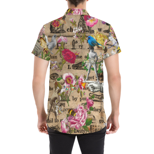 Just for You Men's All Over Print Short Sleeve Shirt (Model T53)