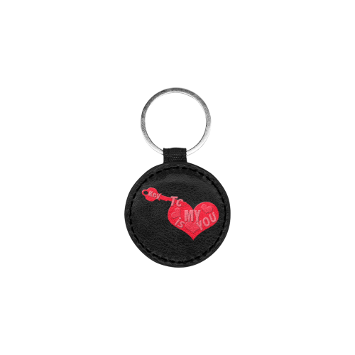 Key To My Heart is You Round Pet ID Tag