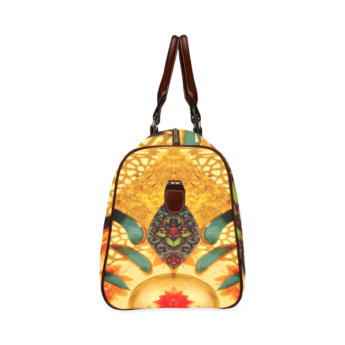"Elfin Gold" Travel Bag, by Creative Devotions - Waterproof Travel Bag/Small (Model 1639)