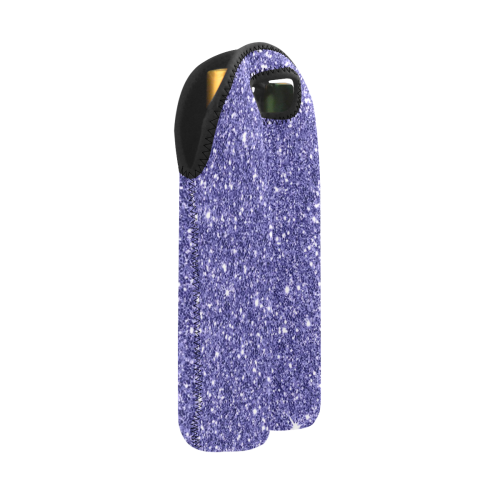 New Sparkling Glitter Print E by JamColors 2-Bottle Neoprene Wine Bag
