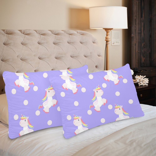 Unicorn LGBT Custom Pillow Case 20"x 30" (One Side) (Set of 2)