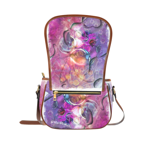 Butterfly Space by Nico Bielow Saddle Bag/Large (Model 1649)
