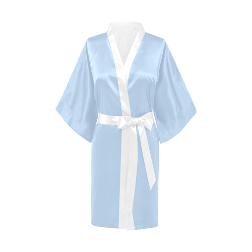 Tropical Blue Kimono Robe
