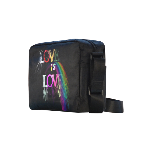 Love is Love by Nico Bielow Classic Cross-body Nylon Bags (Model 1632)