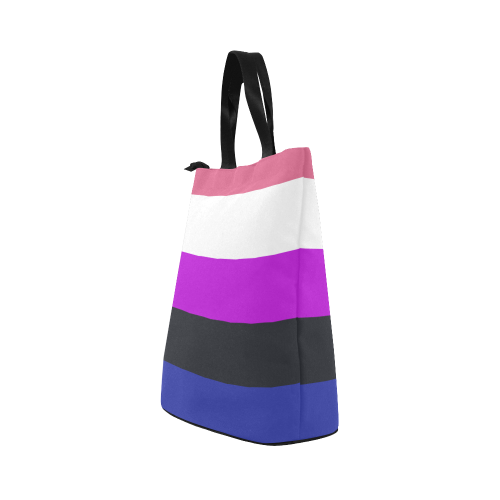 Gender Fluid Flag Nylon Lunch Tote Bag (Model 1670)