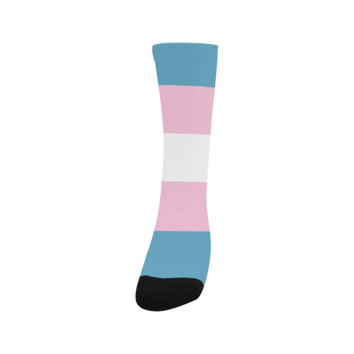 Transgender Flag Men's Custom Socks