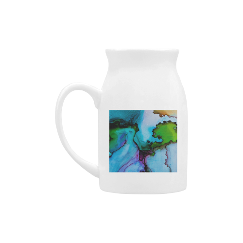 Blue green ink Milk Cup (Large) 450ml