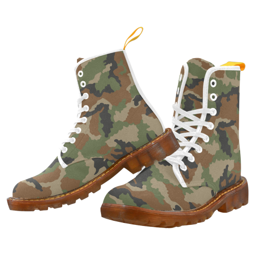 woodland camouflage pattern Martin Boots For Women Model 1203H
