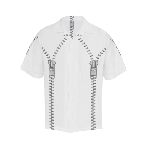 ZIPPER ONE Hawaiian Shirt (Model T58)