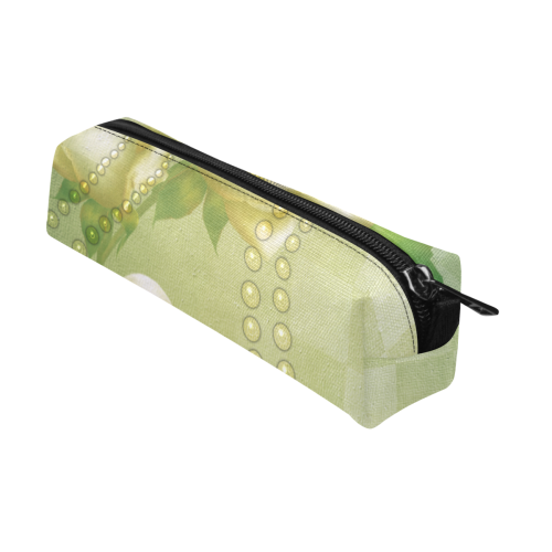 Beautiful soft green roses Pencil Pouch/Small (Model 1681)